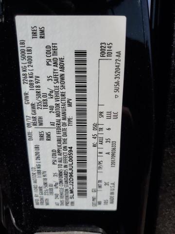 2018 LINCOLN MKC SELECT 5LMCJ2D96JUL00594