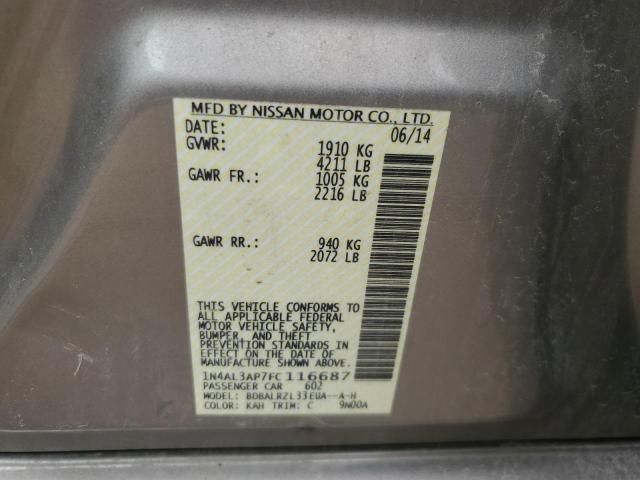 2015 NISSAN ALTIMA 2.5 - 1N4AL3AP7FC116687