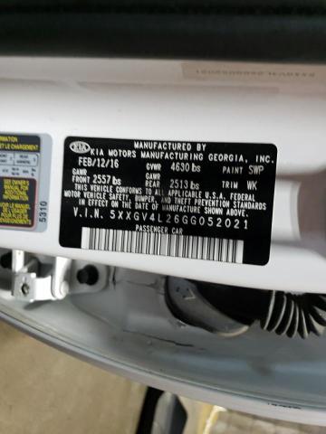 2016 KIA OPTIMA SXL 5XXGV4L26GG052021