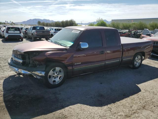 CHEVROLET SILVERADO 2001 burgundy 4dr ext gas 2GCEC19VX11407895 photo #1