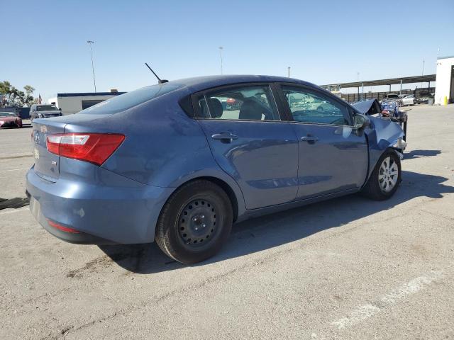 KIA RIO LX 2016 blue sedan 4d gas KNADM4A3XG6686638 photo #4