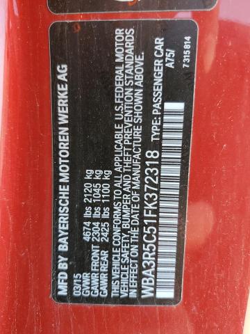 2015 BMW 435 XI WBA3R5C51FK372318