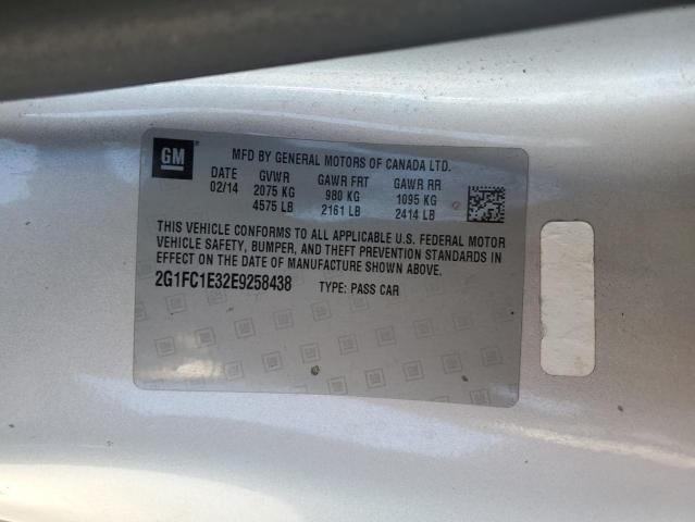 2014 CHEVROLET CAMARO LT - 2G1FC1E32E9258438