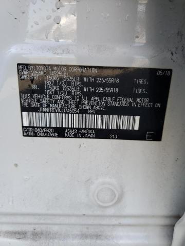 2018 TOYOTA RAV4 SE JTMNFREV8JJ745054