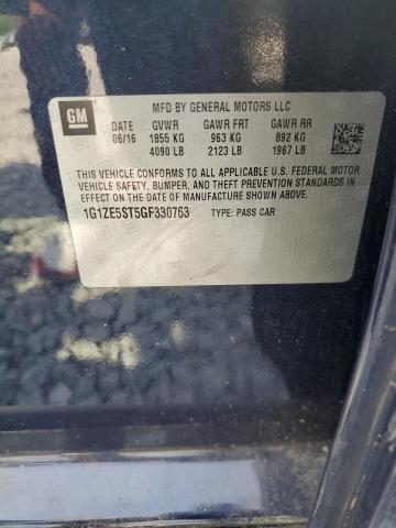 2016 CHEVROLET MALIBU LT - 1G1ZE5ST5GF330763