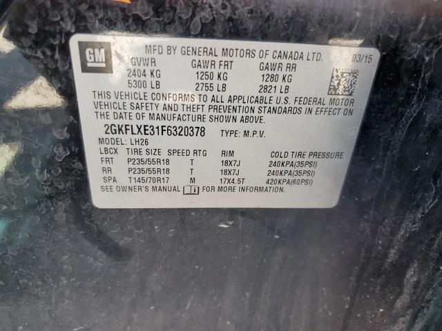 2015 GMC TERRAIN SL - 2GKFLXE31F6320378