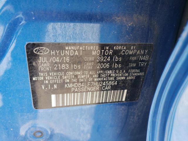 2017 HYUNDAI ELANTRA SE - KMHD84LF7HU245864