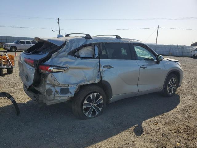 TOYOTA HIGHLANDER 2020 silver  hybrid engine 5TDHBRCH8LS502971 photo #4