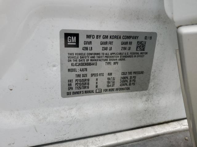 2019 BUICK ENCORE PRE - KL4CJASB3KB864413