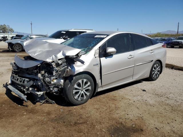 TOYOTA PRIUS PRIM 2020 silver  hybrid engine JTDKARFPXL3124035 photo #1