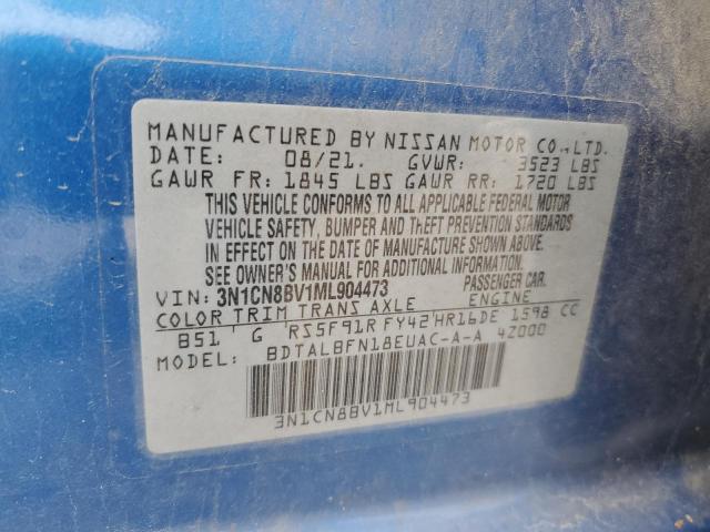 2021 NISSAN VERSA S - 3N1CN8BV1ML904473