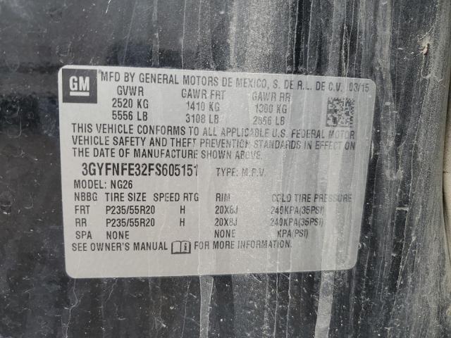3gyfnfe32fs605151 - 2015 Cadillac srx performance collection - #53712665
