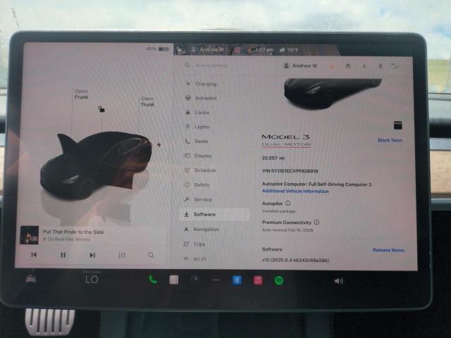2023 TESLA MODEL 3 - 5YJ3E1ECXPF628019