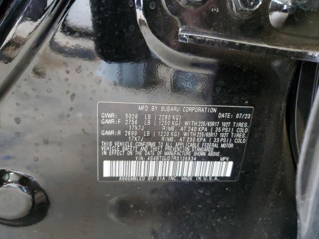 2024 SUBARU OUTBACK WI 4S4BTGUD7R3136834