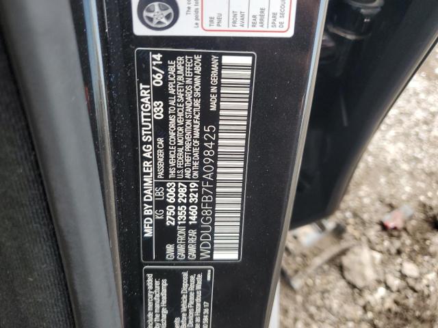 2015 MERCEDES-BENZ S 550 4MAT - WDDUG8FB7FA098425