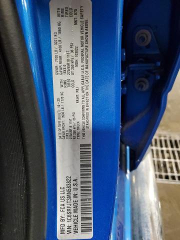 2021 RAM 1500 LARAM 1C6SRFJT3MN583822