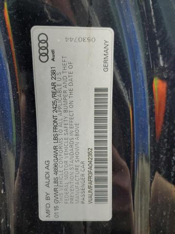 2015 AUDI A5 PREMIUM - WAUMFAFR3FA042352