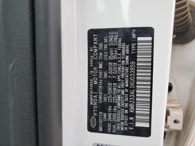 2019 HYUNDAI TUCSON LIM - KM8J33AL1KU033859