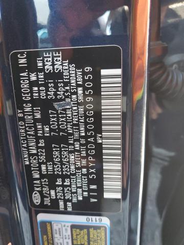 2016 KIA SORENTO LX - 5XYPGDA50GG095059