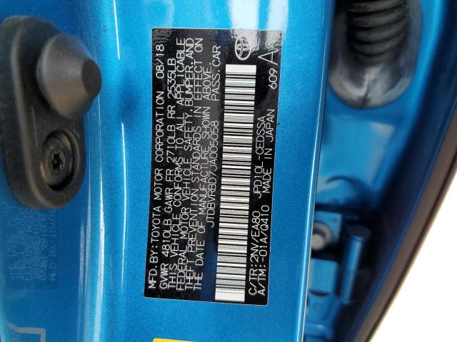 2018 TOYOTA MIRAI - JTDBVRBD7JA005058