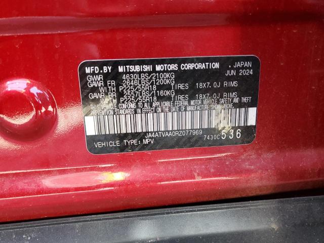2024 MITSUBISHI ECLIPSE CR - JA4ATVAA0RZ077969