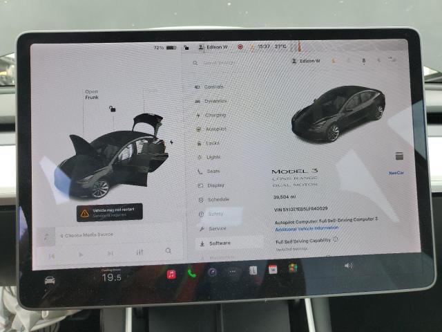 2020 TESLA MODEL 3 5YJ3E1EB5LF640029