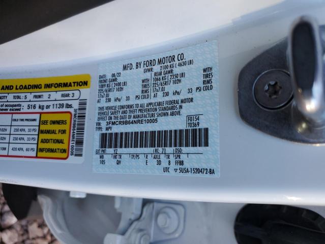 2022 FORD BRONCO SPO - 3FMCR9B64NRE10005