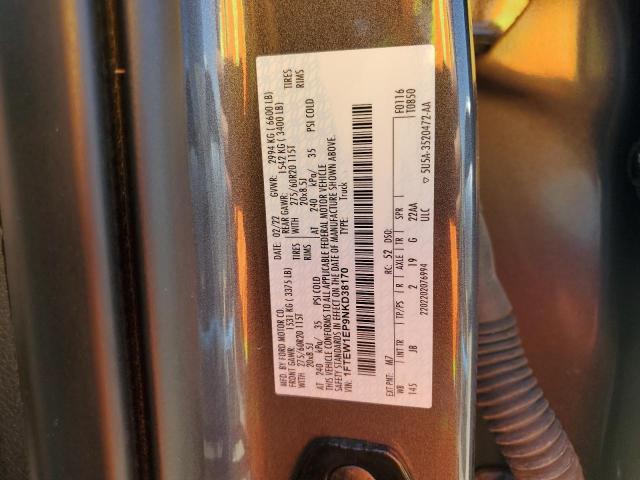 2022 FORD F150 SUPER - 1FTEW1EP9NKD38170