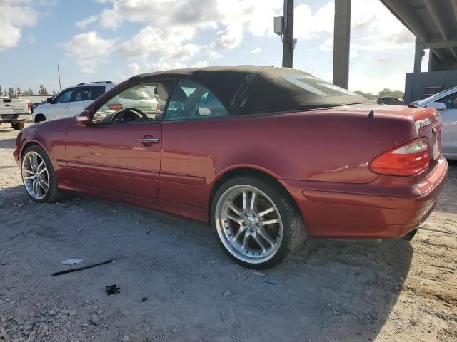 MERCEDES-BENZ CLK 320 2000 red  gas WDBLK65G6YT047493 photo #3