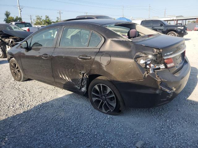 HONDA CIVIC EX 2013 gray  gas 19XFB2F88DE028381 photo #3