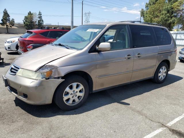 HONDA ODYSSEY EX 2003 tan  gas 5FNRL18683B099489 photo #1