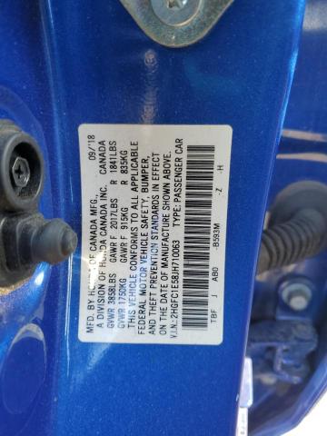 2018 HONDA CIVIC SI - 2HGFC1E58JH710063