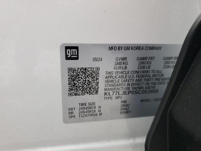 2025 CHEVROLET TRAX 2RS KL77LJEP0SC053958