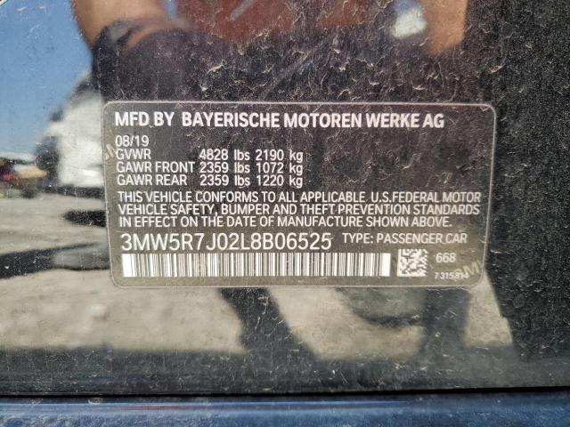 2020 BMW 330XI - 3MW5R7J02L8B06525