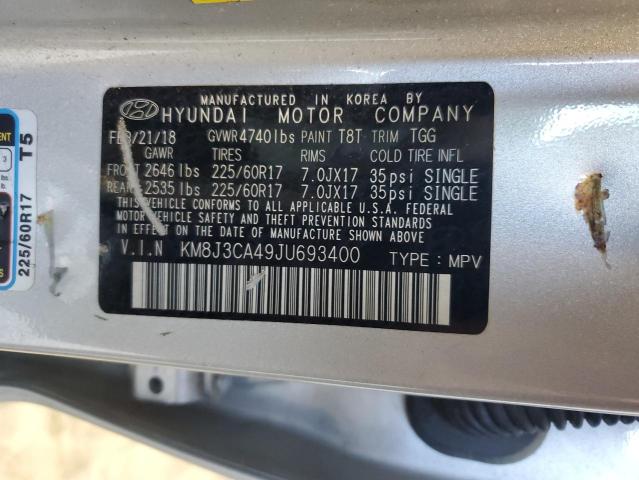 2018 HYUNDAI TUCSON SEL - KM8J3CA49JU693400