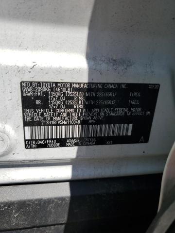 2021 TOYOTA RAV4 LE - 2T3H1RFV5MW110048