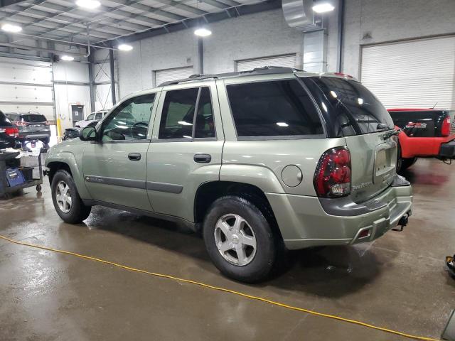 CHEVROLET TRAILBLAZE 2004 green  gas 1GNDT13S742425616 photo #3