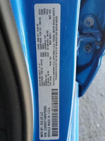 2021 RAM 1500 BIG H - 1C6RREFT4MN752943