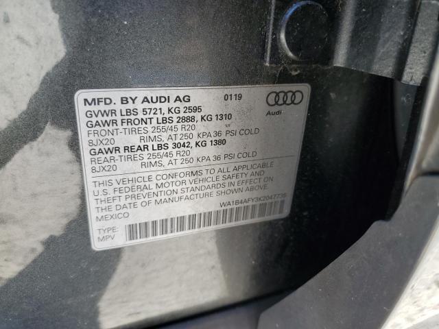 2019 AUDI SQ5 PREMIU - WA1B4AFY3K2047735