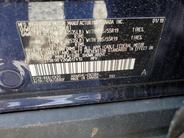 2019 TOYOTA RAV4 LIMIT - 2T3N1RFV2KW017410