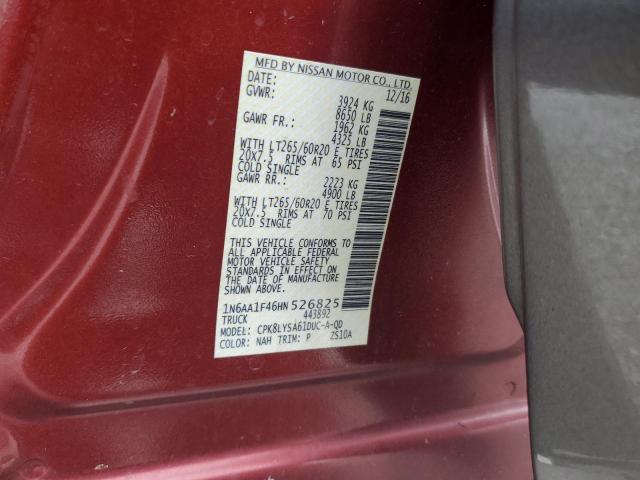 2017 NISSAN TITAN XD S - 1N6AA1F46HN526825