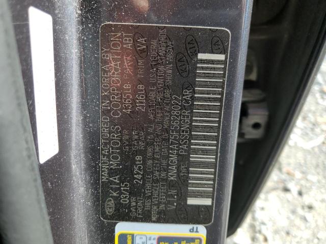 2015 KIA OPTIMA LX - KNAGM4A75F5628022