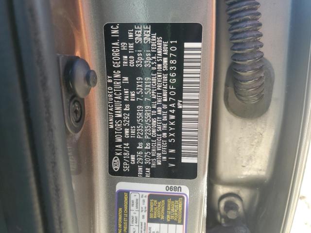 2015 KIA SORENTO SX - 5XYKW4A70FG638701