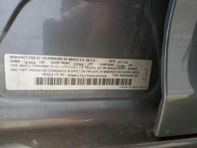 2010 VOLKSWAGEN JETTA SE - 3VWRZ7AJ7AM159719