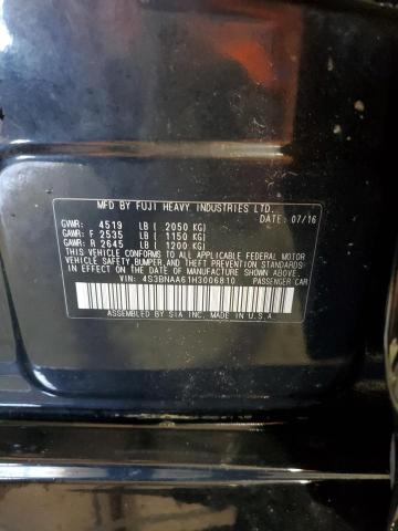 2017 SUBARU LEGACY 2.5 4S3BNAA61H3006810