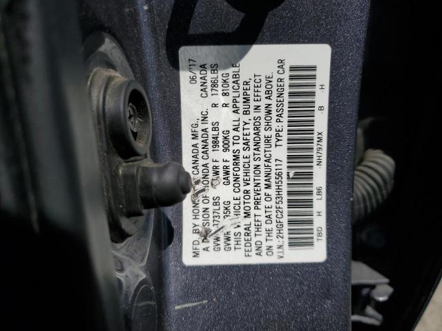 2017 HONDA CIVIC LX - 2HGFC2F53HH556117