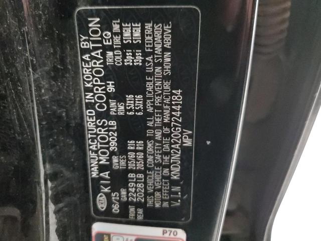 2016 KIA SOUL - KNDJN2A20G7244184