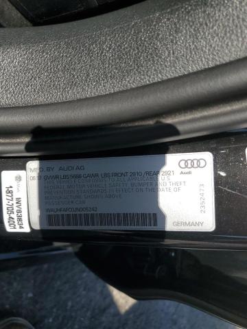 2018 AUDI S6 PRESTIG WAUHFAFC0JN005242