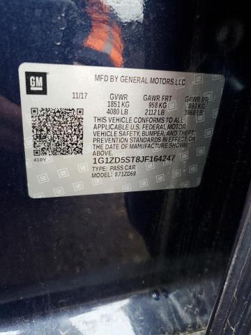 2018 CHEVROLET MALIBU LT - 1G1ZD5ST8JF164247