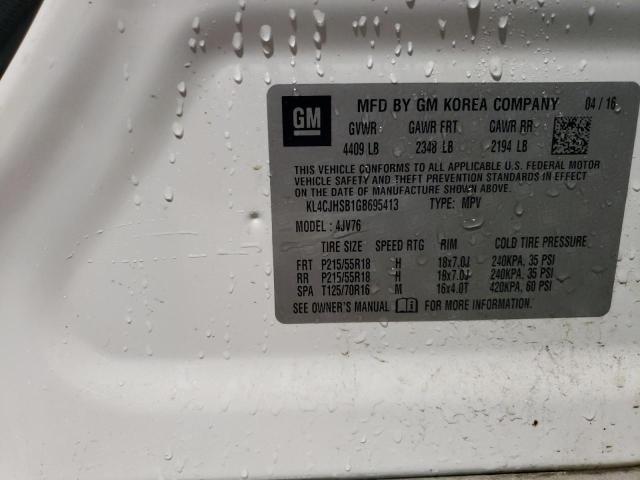 2016 BUICK ENCORE PRE KL4CJHSB1GB695413